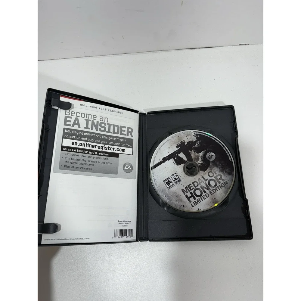 Medal of Honor Limited Edition PC, 2010 By Electronic Arts Rare
